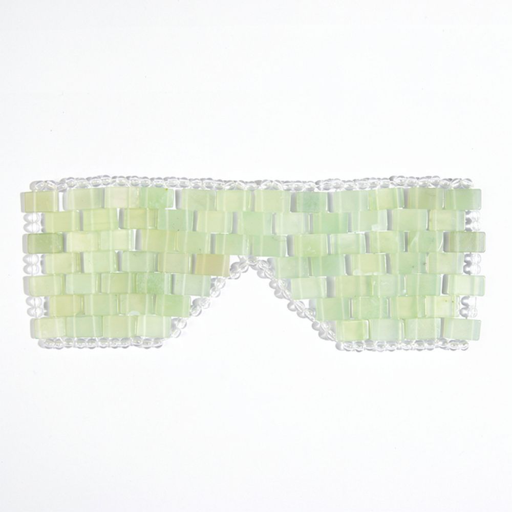 Natural Stone Xiu Jade Eye Mas - Luxury Skincare Tools 评论和价格