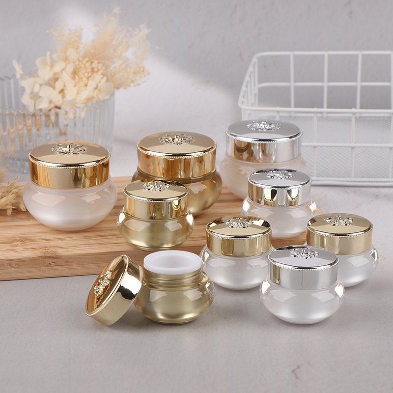 Acrylic Empty Travel Cream Jar - Luxury Skincare Packaging 评论和价格