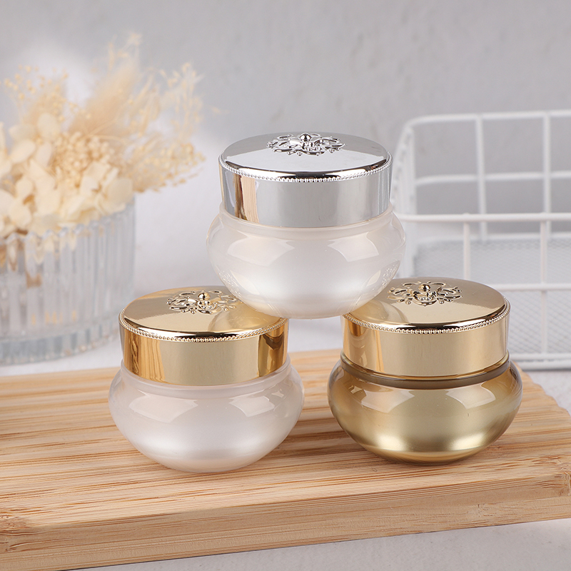 Acrylic Empty Travel Cream Jar - Luxury Skincare Packaging 评论和价格