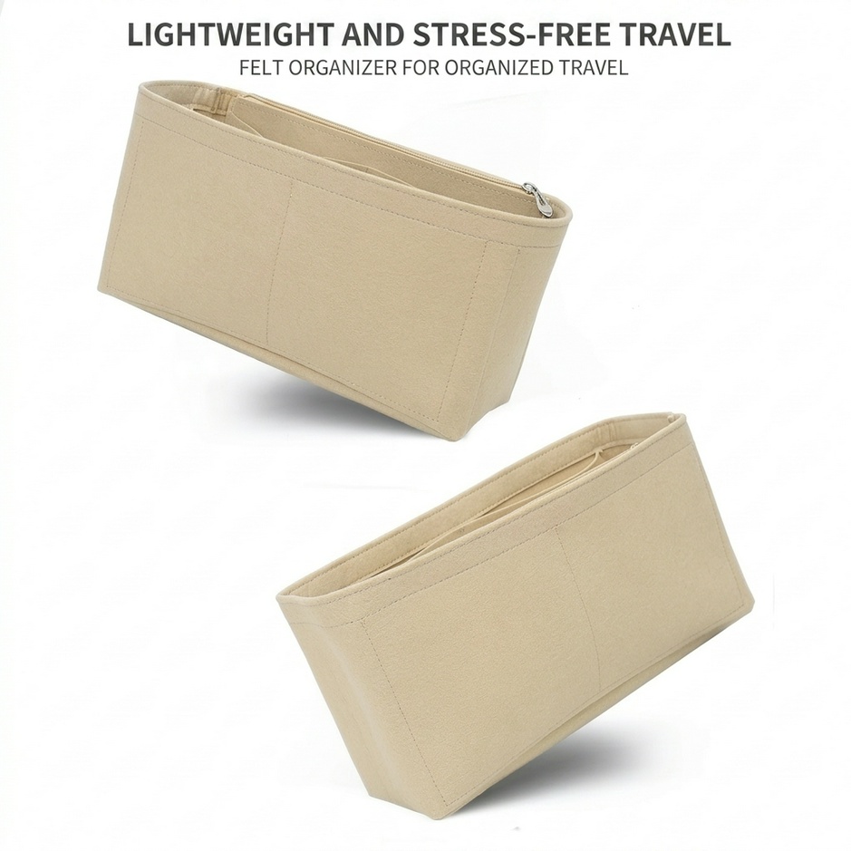 Women Felt Insert Bag Purse Or - Luxury Skincare And Makeup Brands 评论和价格
